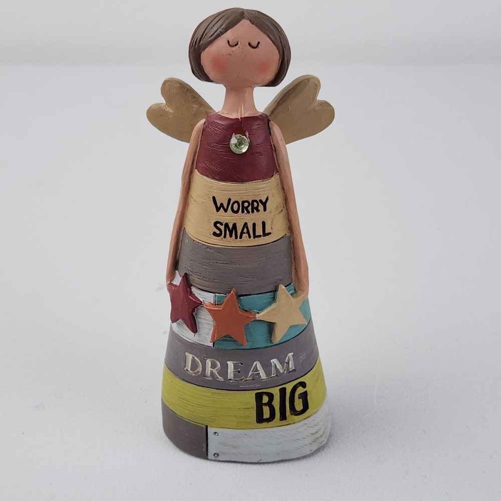 B Lloyd Angel Figurine Worry Small‎ Dream Big